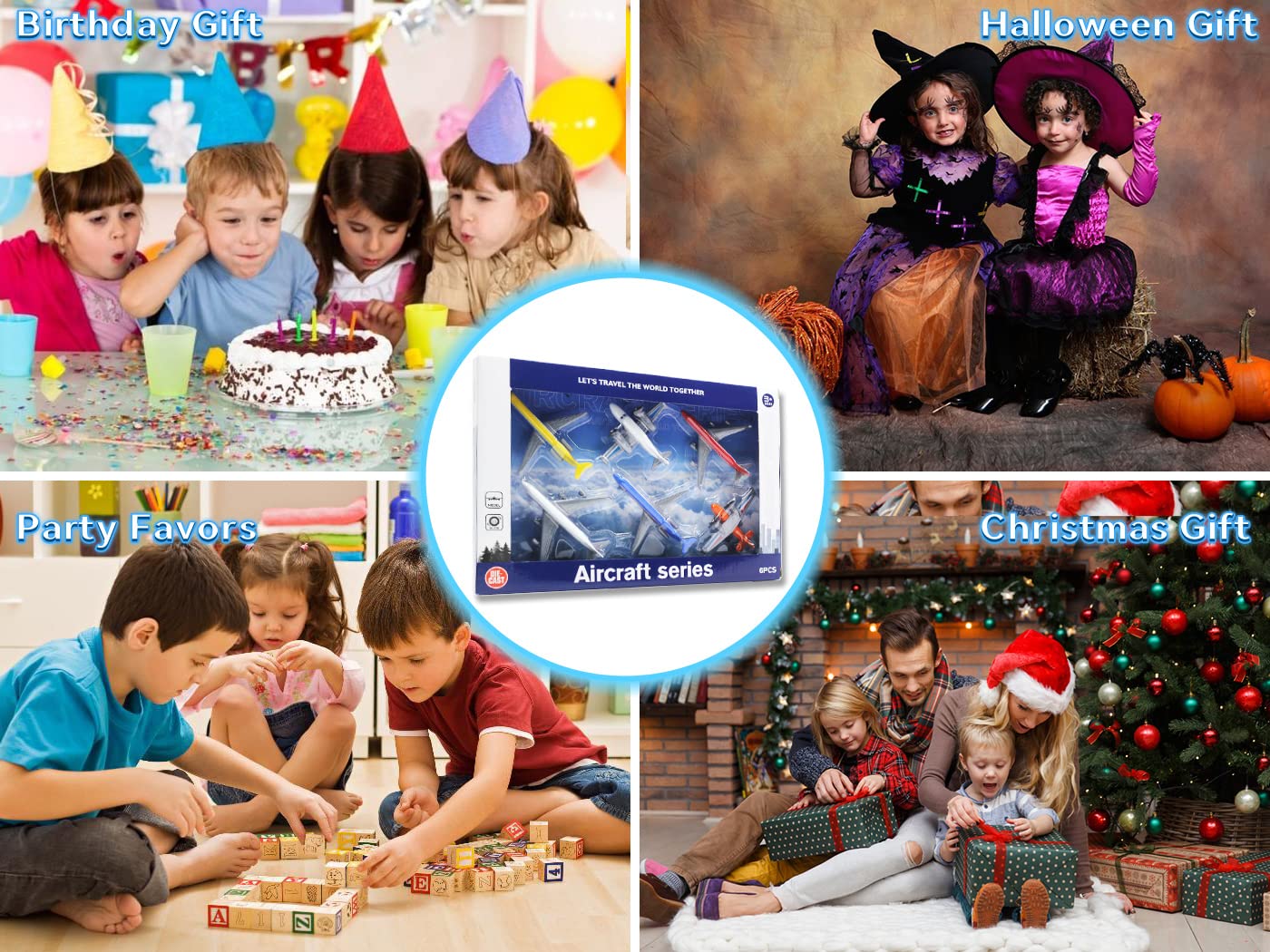 Crelloci 6-pack; durable design for indoor and outdoor fun.