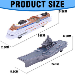 Crelloci two-vessel nautical playset supports storytelling and creative play.