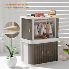 Creproly versatile organizer for doll clothes, hair items, and cosmetics.