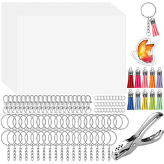 Cridoz 162 Shrinky Sheets Kit contents show all included items for crafty projects