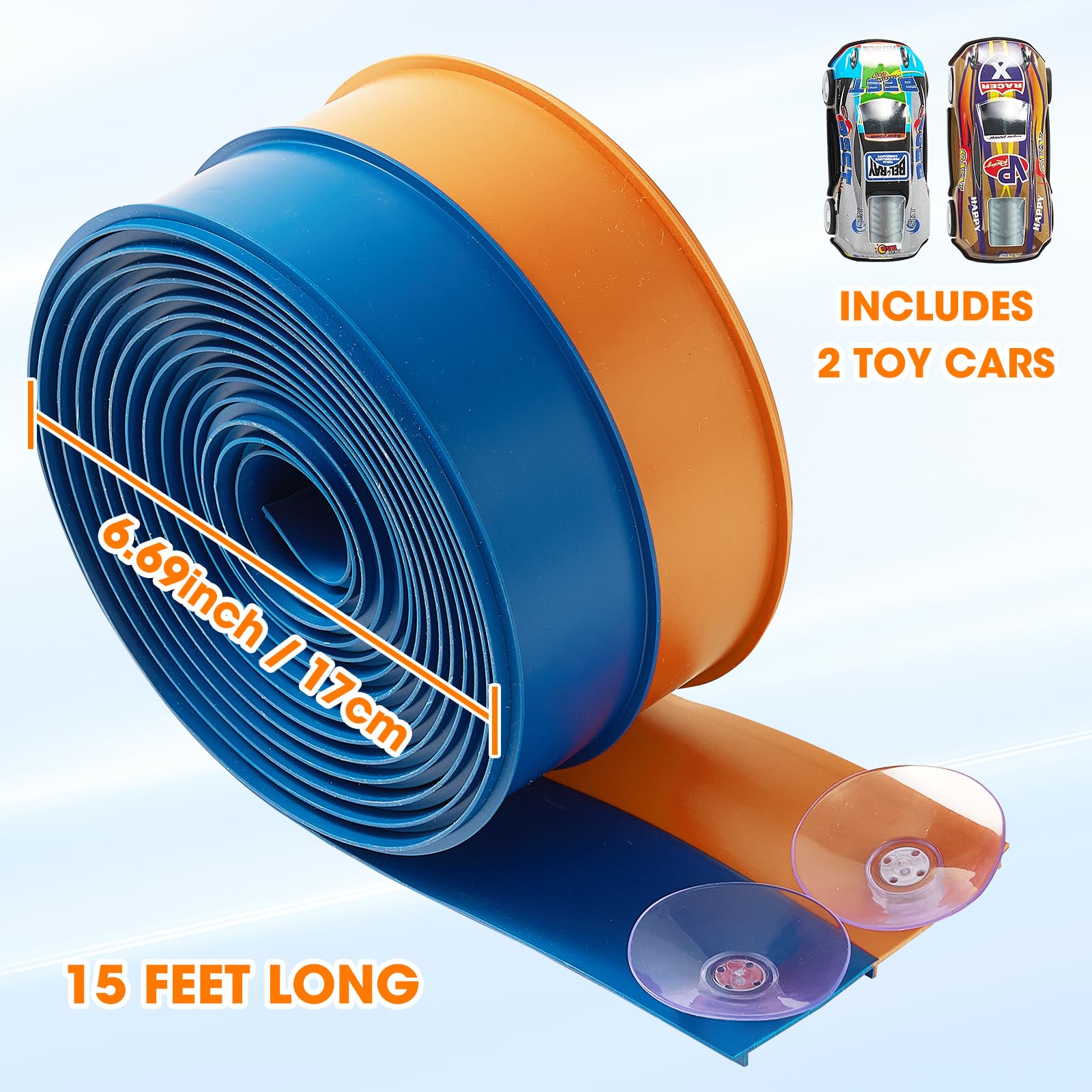 Criez two 1/64-scale cars included for immediate racing fun.