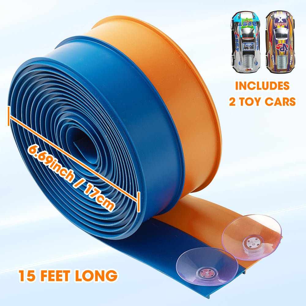 Criez two 1/64-scale cars included for immediate racing fun.
