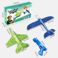 CRILARY holiday gift moment featuring aviation-themed fun for kids.