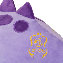 Crillop 4LB weighted dinosaur plush fabric for soft touch.