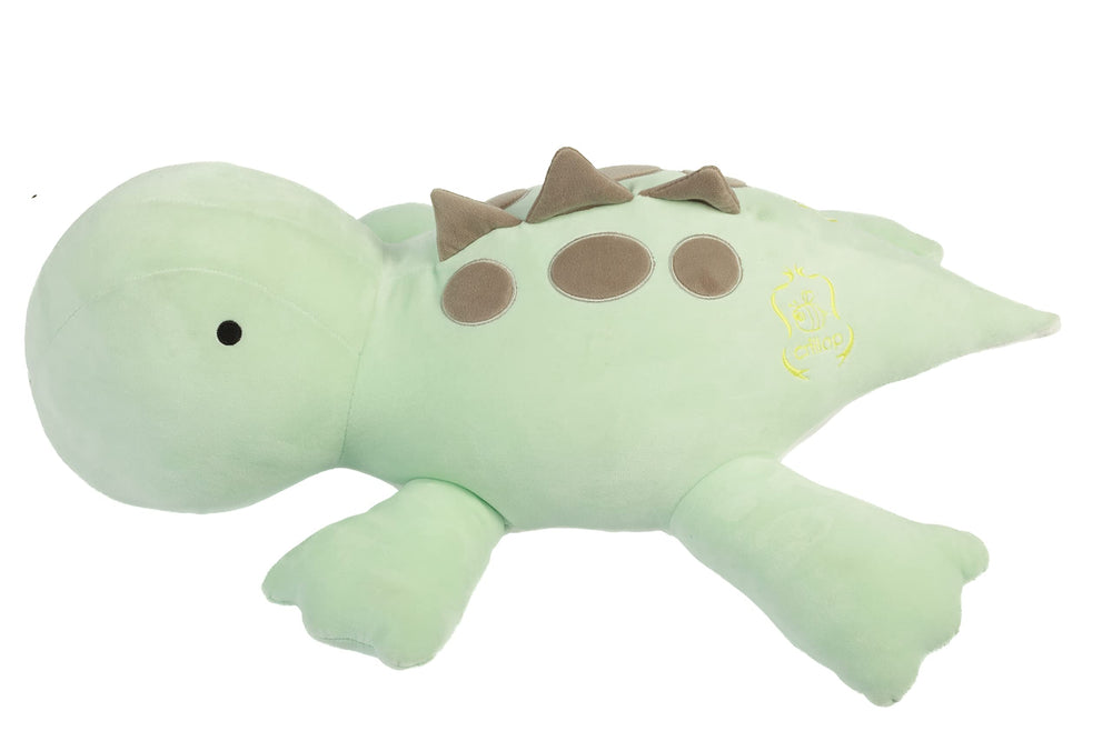 Crillop weighted plush highlights fixed weight in head and body.