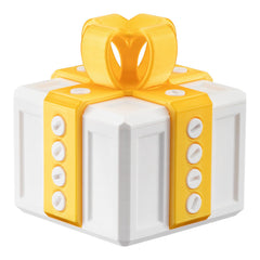 Critigulf annoying gift box front view with 20 screws for a playful party challenge.
