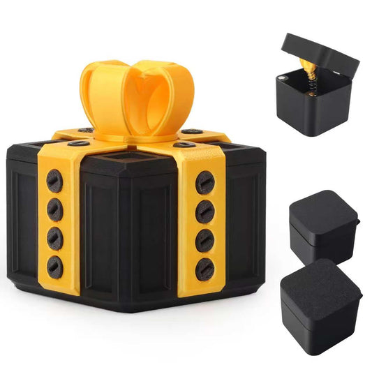 Critigulf annoying gift box with 3D screws offers a playful party prank