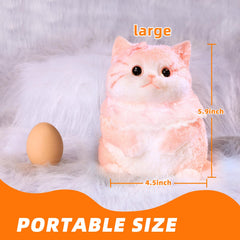CritterCopia Big Taba Squishy Cat; handheld stress relief toy for focused work