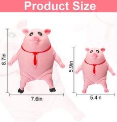CRIVERY Splash Piggy close-up highlights plush texture and durable design