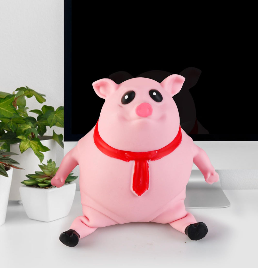 CRIVERY Splash Piggy in hand shows portable stress relief option