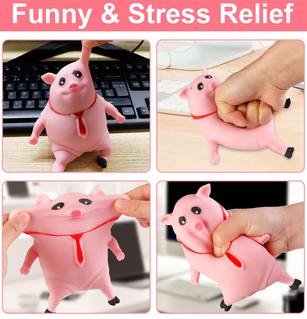CRIVERY Splash Piggy side view shows portable squish ideal for on-the-go
