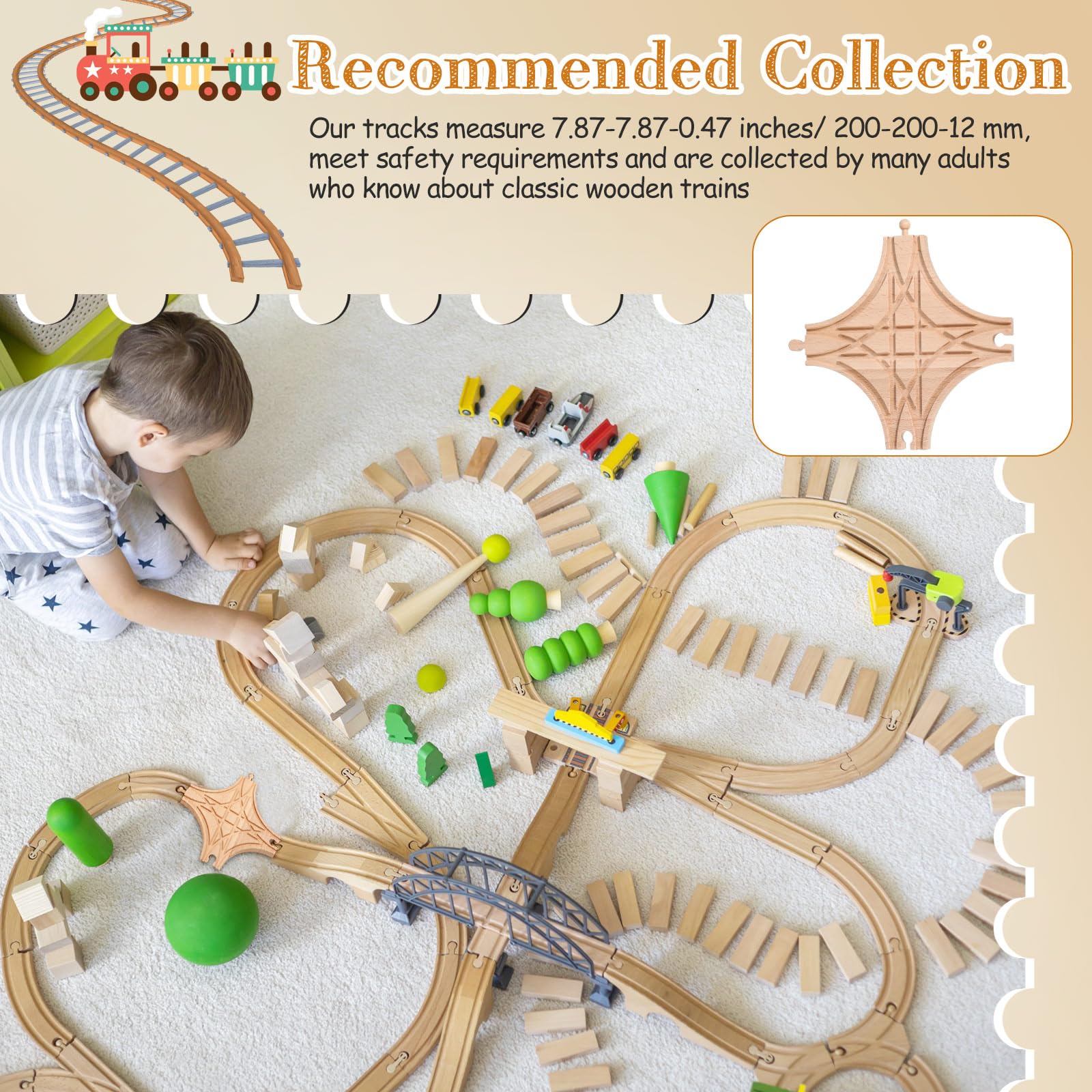 CroBlissful multiway setup on a table for realistic rail networks.