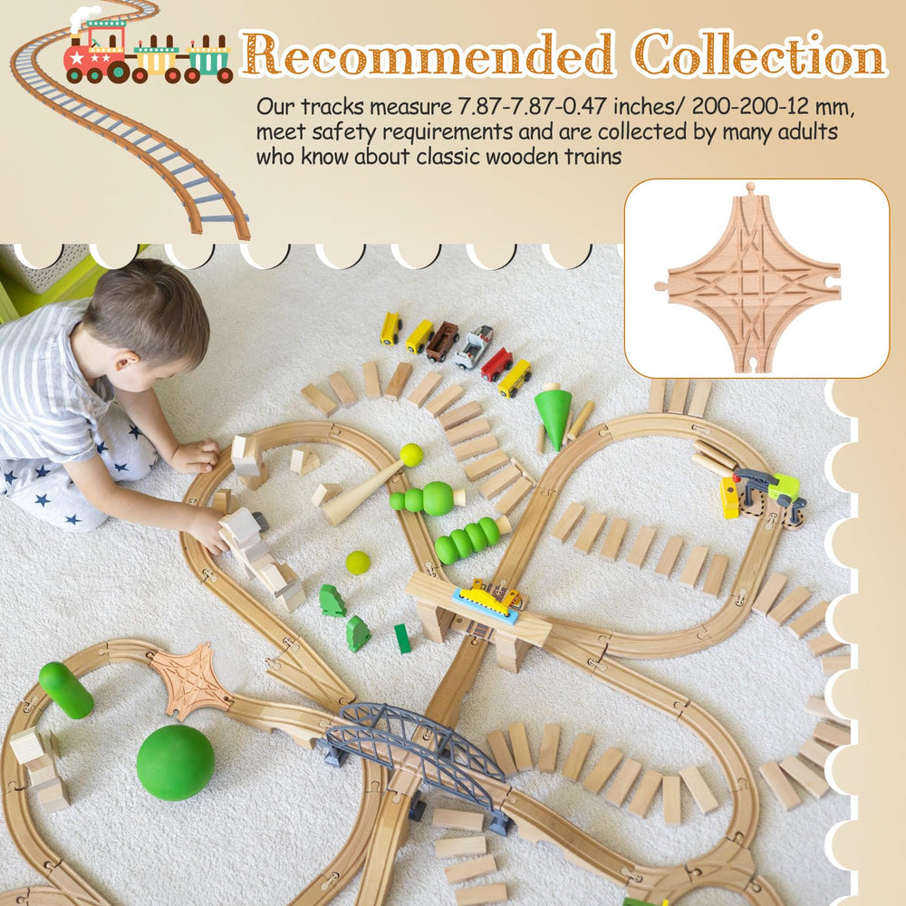 CroBlissful multiway setup on a table for realistic rail networks.