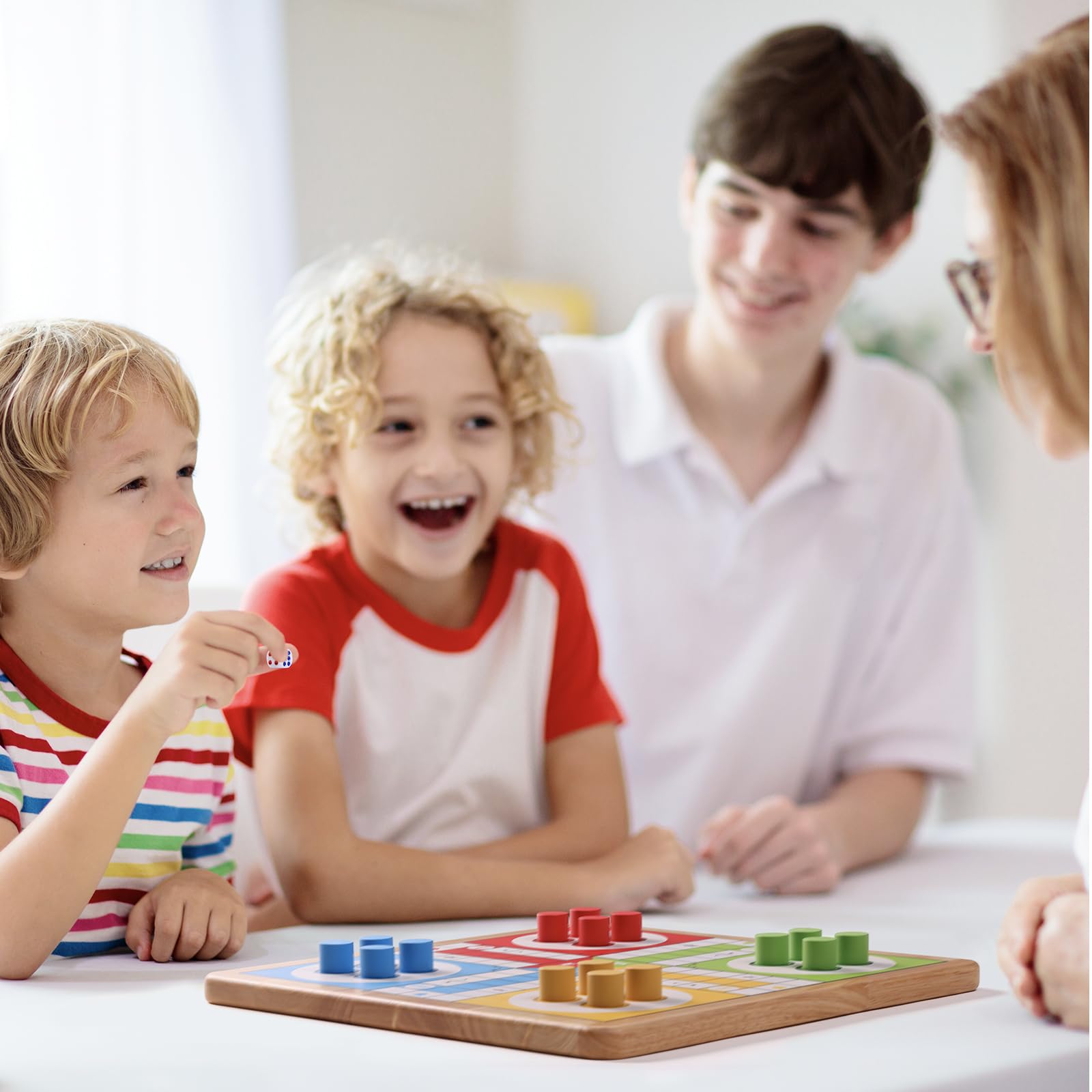 Crobyi solid rubber wood finish ensures long-lasting play.