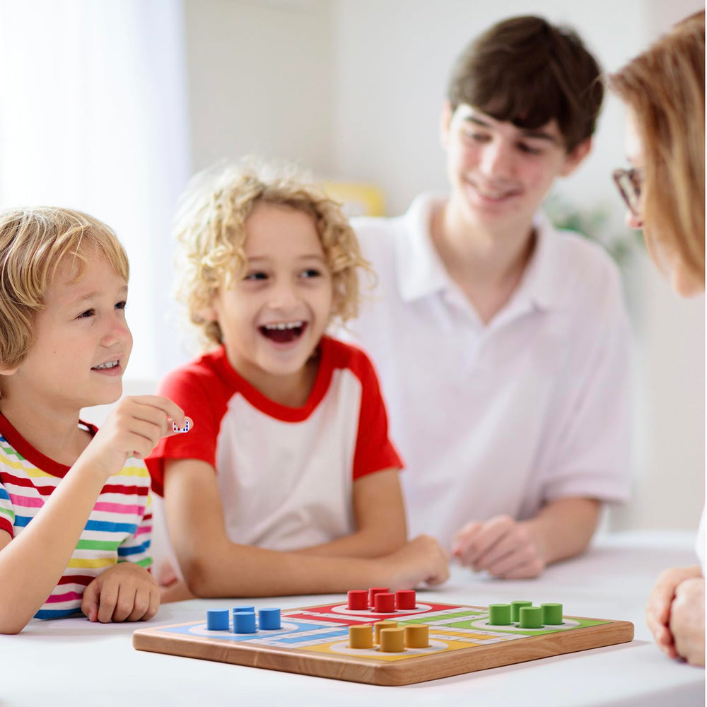 Crobyi solid rubber wood finish ensures long-lasting play.