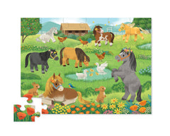 Crocodile Creek 36-piece puzzle pieces shown, ideal for beginners ages 3 and up.