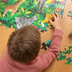 Crocodile Creek 60-piece floor puzzle with large pieces for little hands