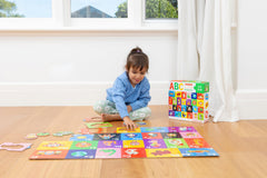 Crocodile Creek floor puzzle vibrant and engaging for family floor time