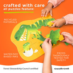 Crocodile Creek durable materials support safe floor exploration