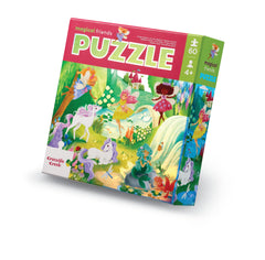 Crocodile Creek Magical Friends puzzle box with holographic foil for engaging playtime.