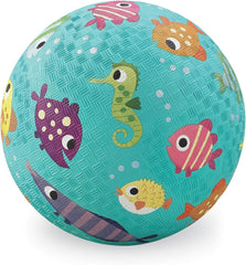 Crocodile Creek playground ball with colorful bug design for imaginative play
