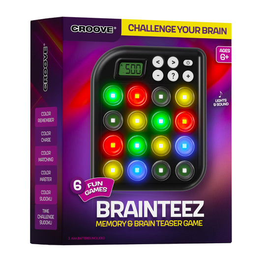 Croove Brain Teasers Color Sudoku: vivid lights stimulate problem solving and focus