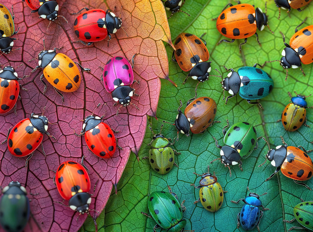 Cross & Glory The Ladybug Rainbow puzzle box front, inviting a relaxing challenge.