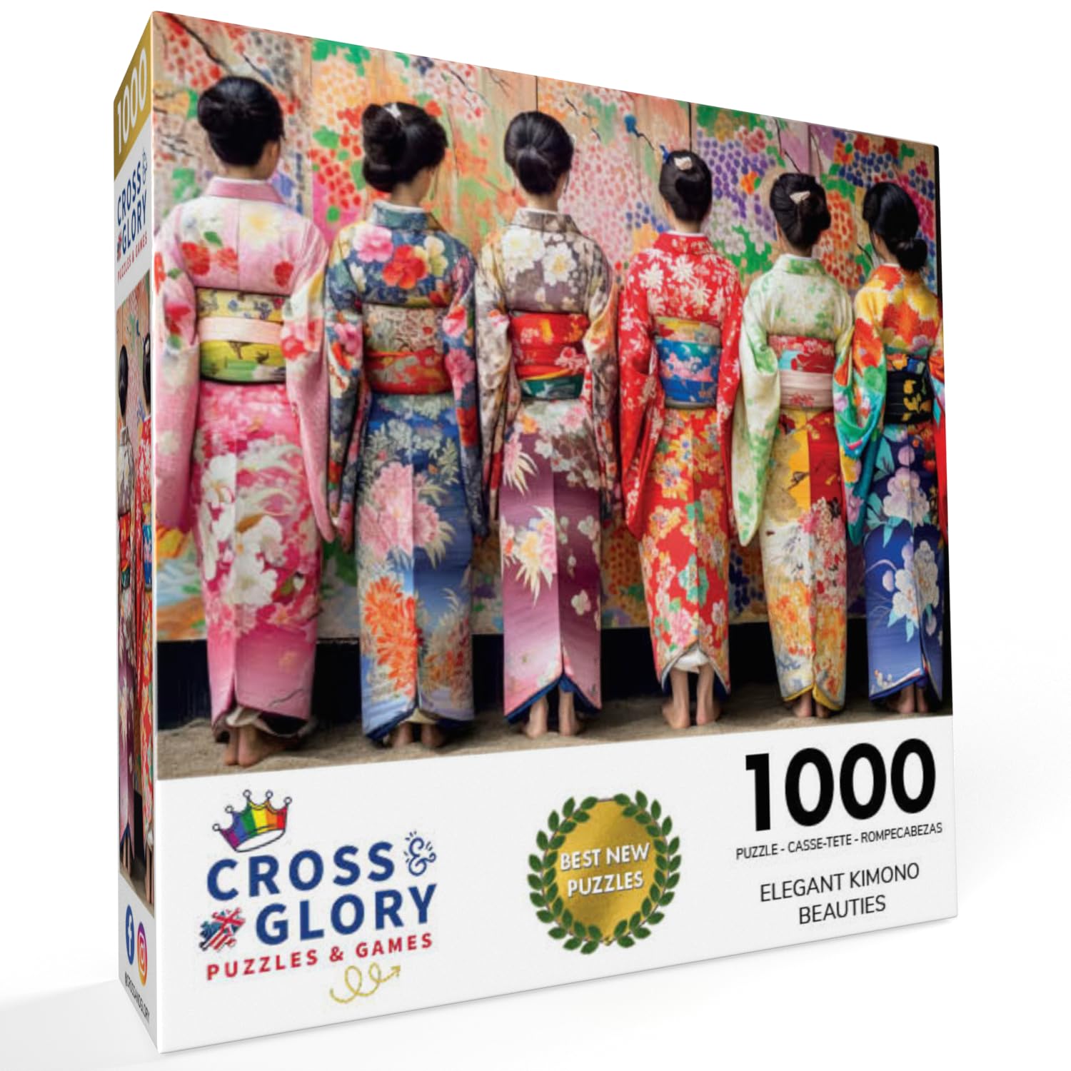 Cross and Glory Bright color kimono design to spark immersive home leisure