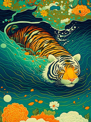 Cross & Glory Bengal Crossing cover art for mindful adult puzzling