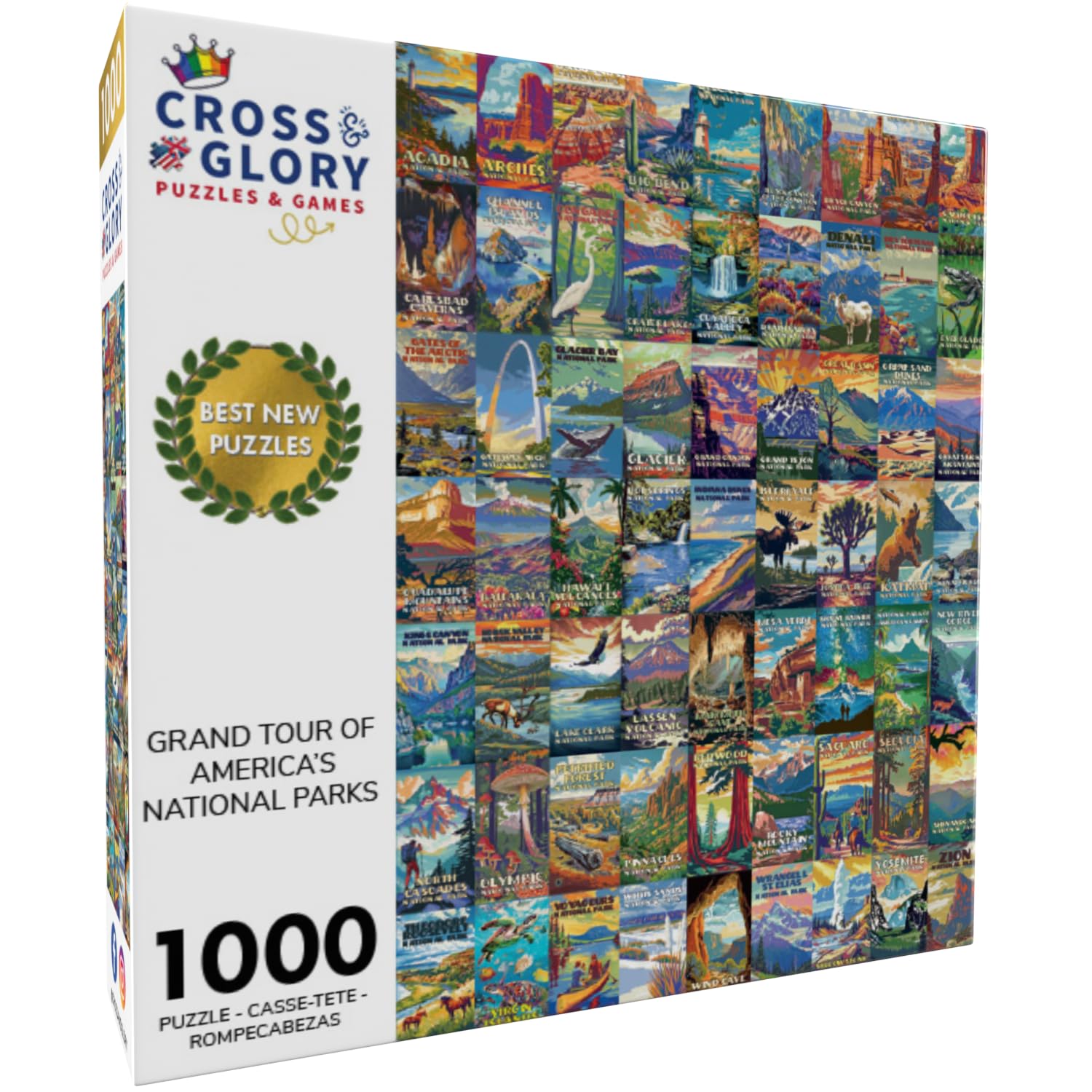 Cross & Glory Grand Canyon vista puzzle image offering dramatic detail and satisfying large-piece alignment.