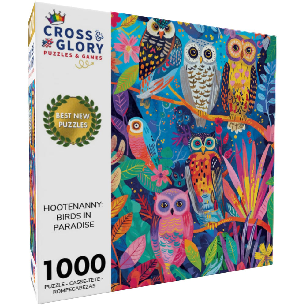 Cross & Glory Hootenanny Indian-pattern foliage close-up: vibrant colors.