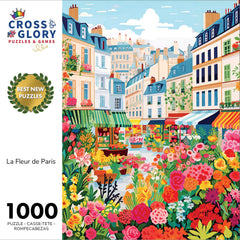 Cross & Glory La Fleur de Paris colorful bouquets on display for gifting.