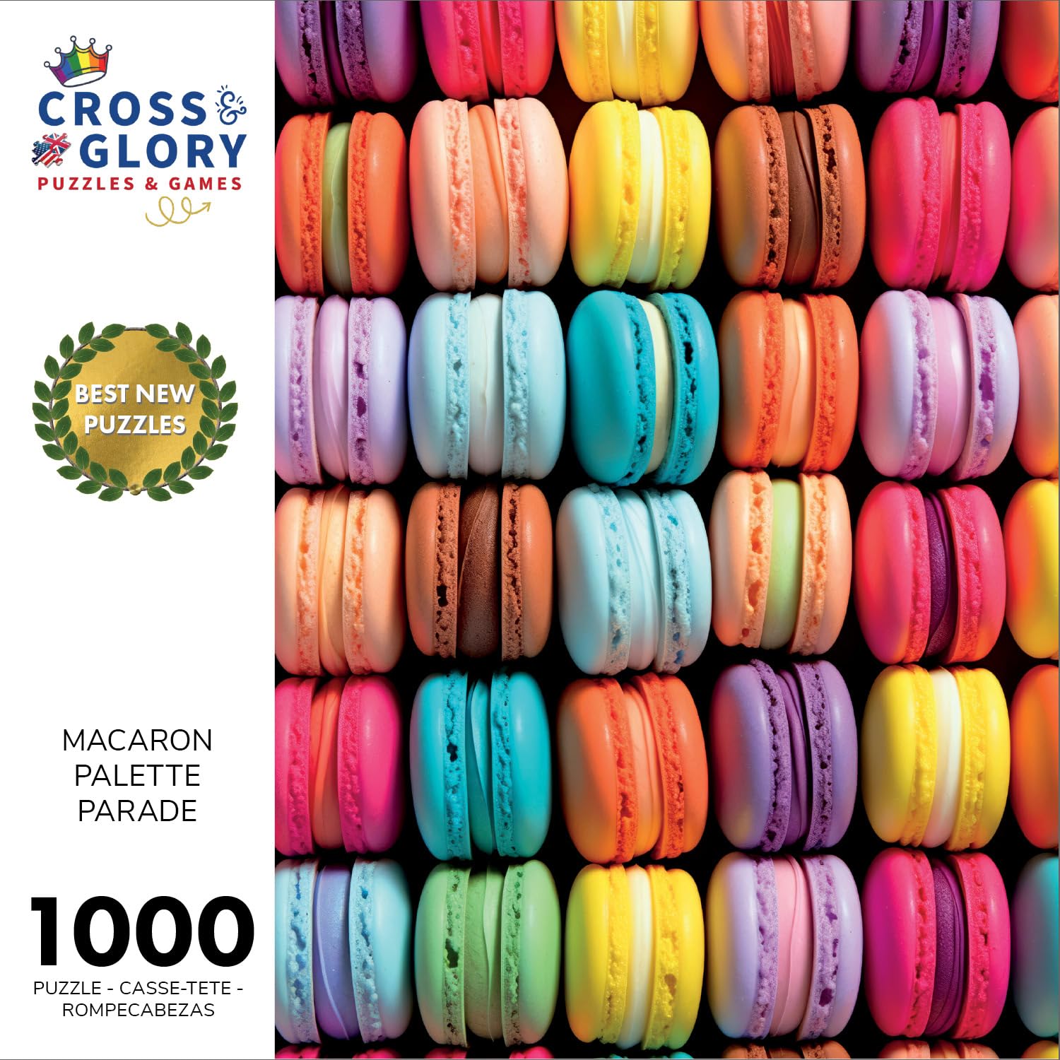 Cross & Glory Macaron Palette Parade close-up of colorful macarons for visual delight