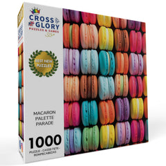 Cross & Glory Macaron Palette Parade satin finish box reduces glare during display