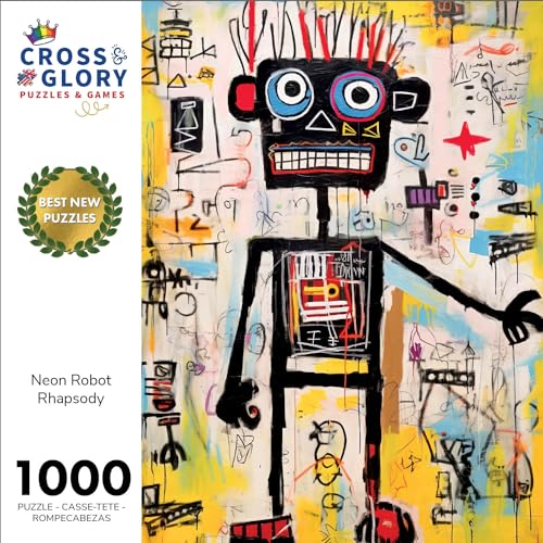 Cross & Glory Neo expressionism artwork in high contrast for focused concentration