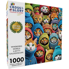 Cross & Glory Whiskered World vibrant colors close-up for immersive puzzling