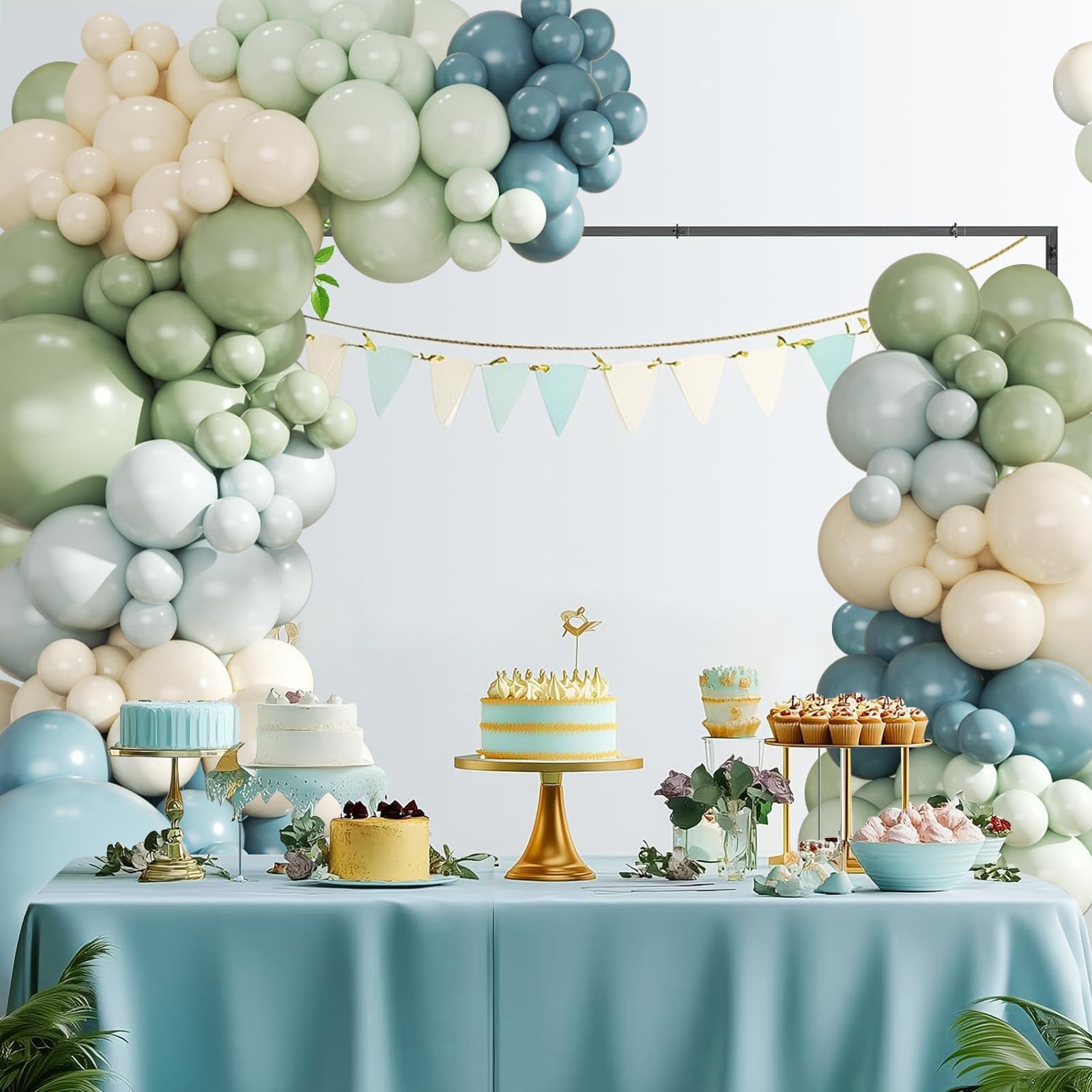 CROSSFINGERS 124-piece balloon kit package ready for DIY setup