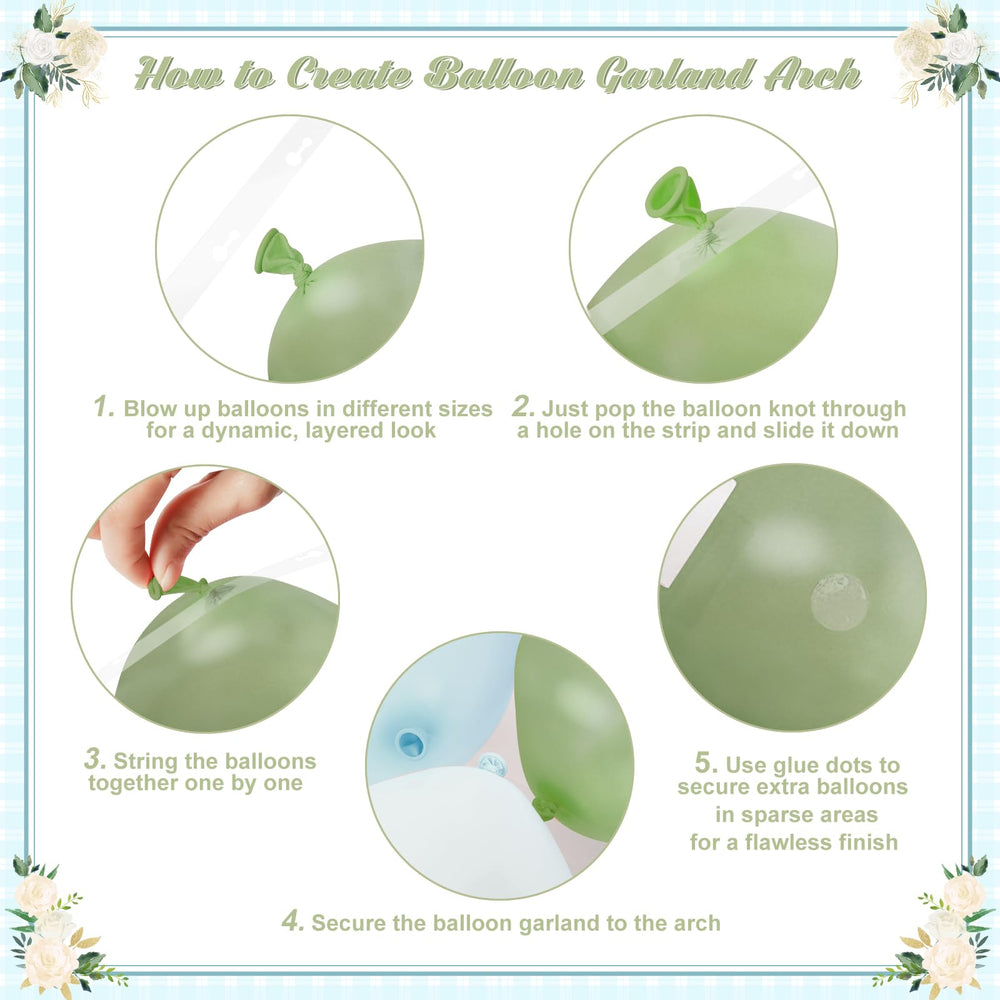 CROSSFINGERS easy-assembly garland kit speeds party decor
