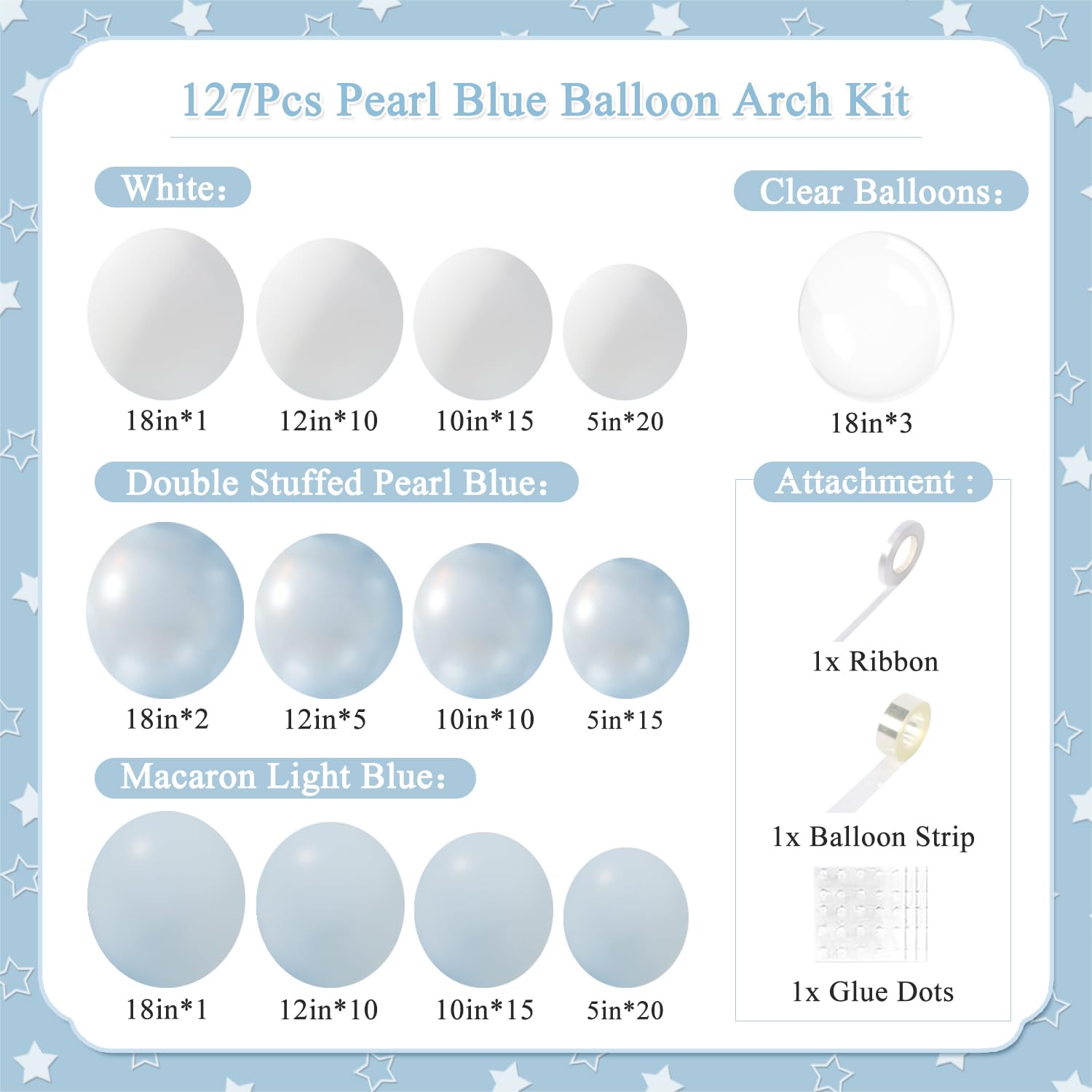 CROSSFINGERS macaron light-blue balloons add soft, dreamy color to celebrations.