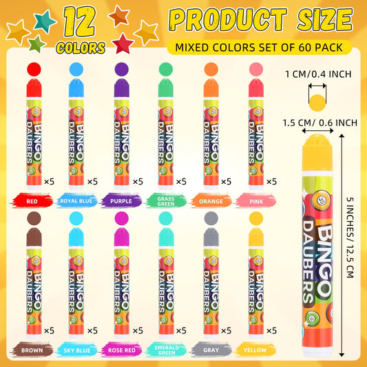 Crtiin 12-color set offering rich hues for crafts and classrooms