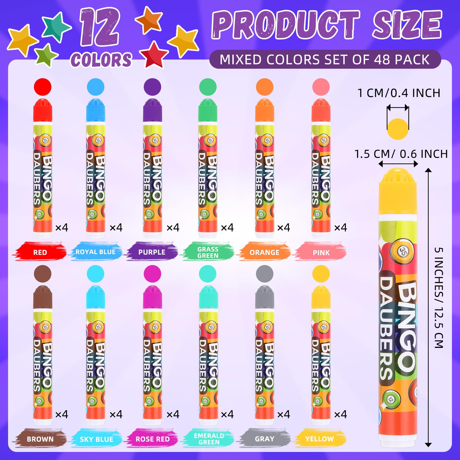 Crtiin 12ml ink markers dry quickly without staining.