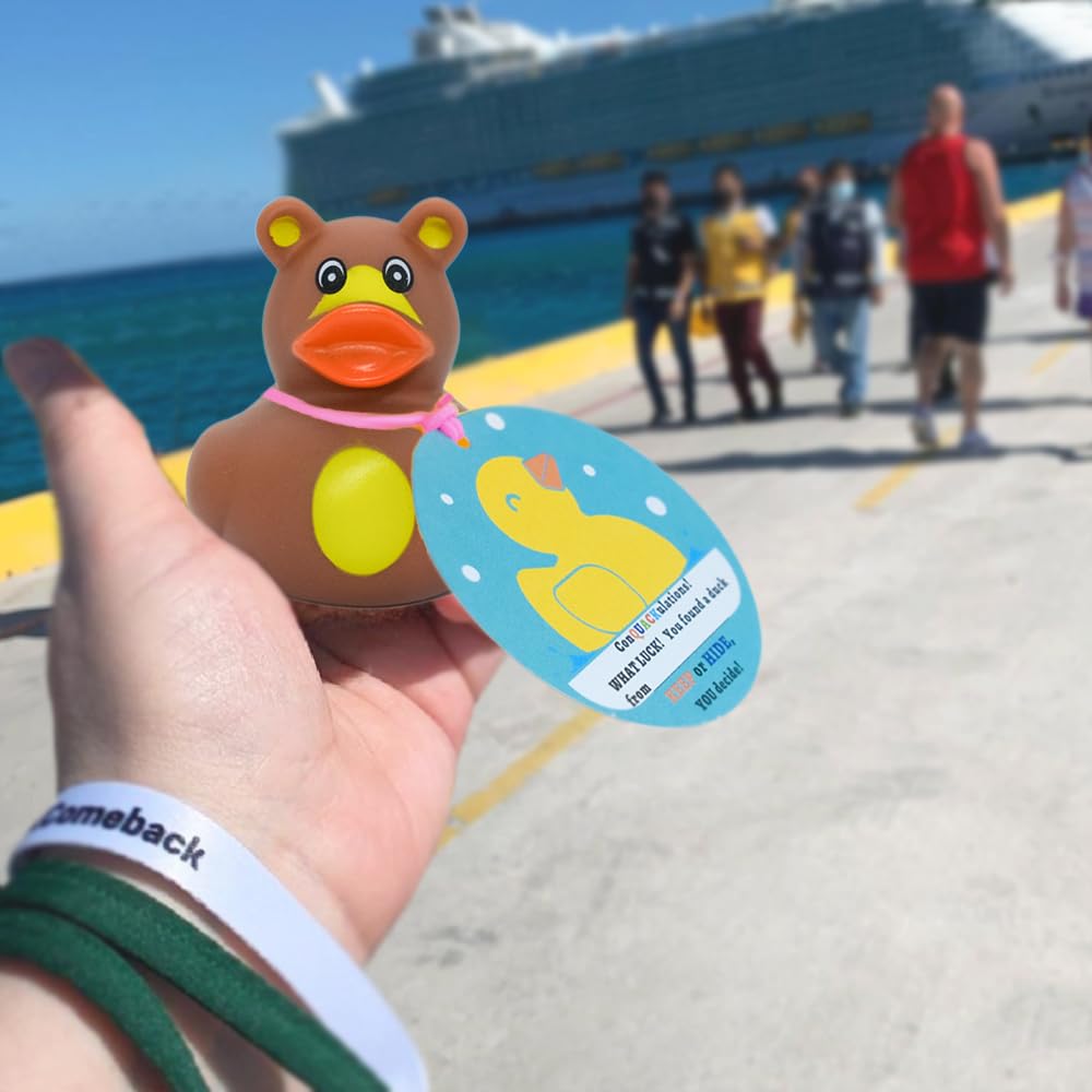 CruiSeaU ducking cards enable quick labeling and friendly exchanges on board.