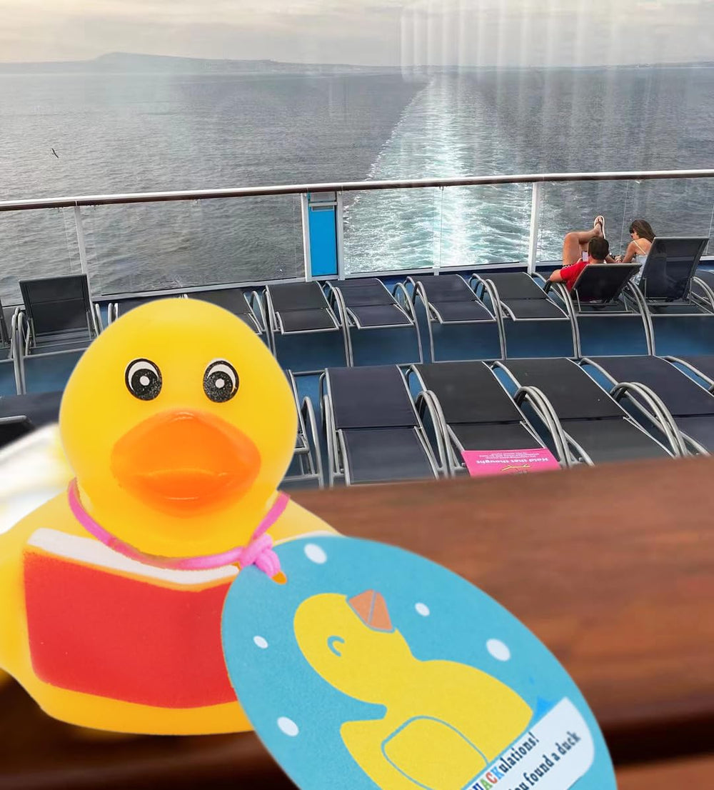 CruiSeaU ducks bring shared joy and conversation among travelers at sea.