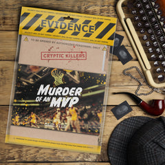Couples and friends enjoying a dinner party night with Cryptic Killers clues.