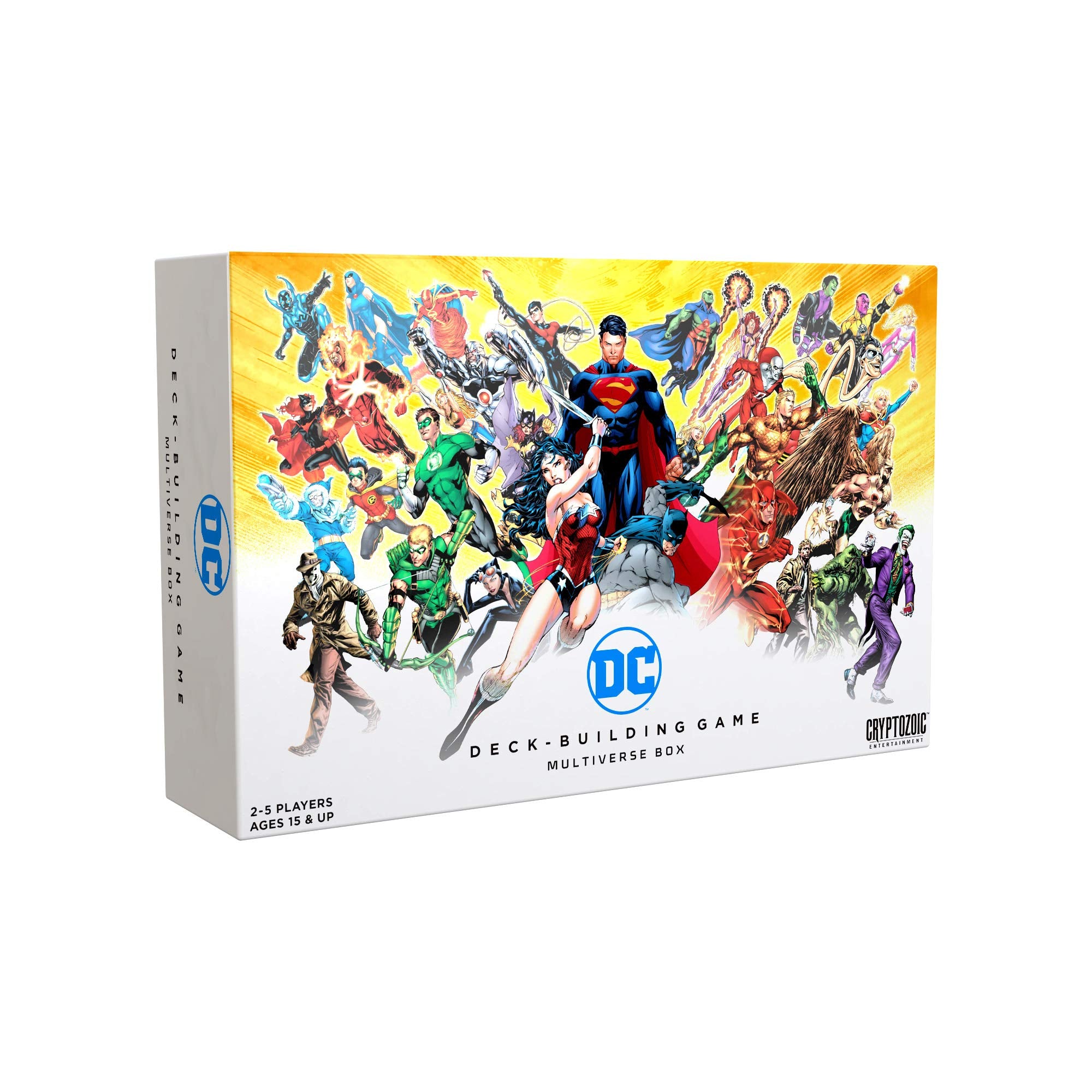 Cryptozoic DC Multiverse Box storage area with dividers and foam inserts.