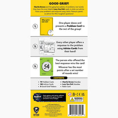 Cryptozoic Entertainment Peanuts Doctor in problem-cards highlights playful group challenges.