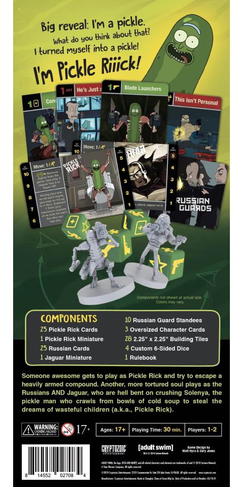 Cryptozoic packaging supports game-night display and gifting.