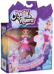 Crystal Flyers includes doll, USB cable, launch platform, and instruction sheet.
