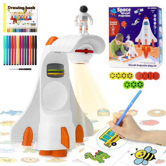 CS COSDDI Art Projector guides kids to trace on paper for easy drawing