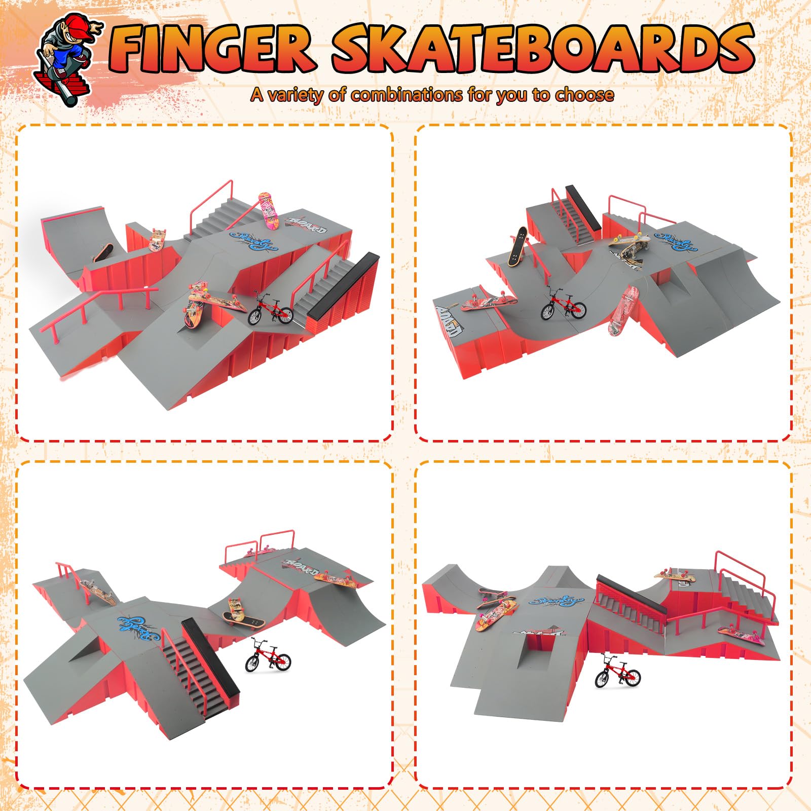 CS COSDDI ramp-accessory set supports open-ended play and skill building.